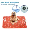 Pet Dog Diaper Urine Auto Mat Diertraining Reis Pet Pads Pee Pads Mat Cartoon Druk Waterdicht Herkeerbaar
