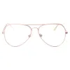 Großhandel - 2 Größe Wrap Pilot Brillen Optische Frauen Männer Lesebrille Rahmen Myopie Brillen Marke Design oculos de grau