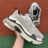 Light Grey Triple S Designer Low Make Stare Sneaker Siles Sole Boots Mens Womens Buty Moda Sport Casual Shoe Chaussures