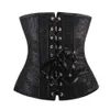 저렴한 섹시한 레이스 새틴 언더 버스트 코르셋 그린 레드 허리 트레이너 Cincher 코르셋 및 Bustiers Harness Bustier Corselet J190701