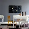 DIY Chalkboard Наклейки Стены Стикеры Стираемые Съемный Расписание - Чёрный