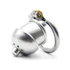 Super Small Stainless Steel Stealth Lock Male Chastity Device with Urethral Catheter,Cock Cage,virginity Belt,Penis Ring Adult sex products