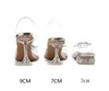 plus size 34 to 42 real leather rainbow crystal flower clear shoes sexy designer pumps wedding shoes party evening 9cm tradingbear