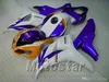 Kit de carénage complet moulé par injection pour HONDA CBR1000RR 2006 2007 violet blanc orange CBR 1000 RR 06 07 carénages CP27 + 7gifts