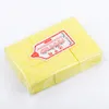 600 stks / zak Nagellak Remover Katoenen Pad Nail Wipe Napkins Manicure Pedicure Gelgereedschap Lintvrije doekjes Harde servetten