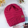 Fashion Womens Autumn Winter Wool Hat Flanging Outdoor Warm Comfortable Windproof Pullover Hat 20 Color for Adult