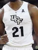 Costumbre UCF Caballeros Jersey de la universidad Baloncesto cualquier nombre Número 1 BJ Taylor 2 Terrell Allen 24 Tacko Fall 3 Dre Fuller Jr. 15 Aubrey Dawkins