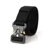 Mode hommes ceinture ceintures tactiques ceinture en nylon avec boucle en métal réglable ceinture de taille d'entraînement robuste accessoires de chasse 7164836