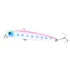 60pcs Hengjia / lot 4colors nova isca de pesca Minnow isca de plástico rígido com 2 Treble gancho 4 frete grátis # gancho