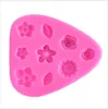 Flores Silicone Bolo Soap Molds DIY Fondant Ferramentas Sugarcraft Bakeware Bolo Decoração Bakeware Ferramentas 3D Formulário