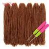 DIY Dreadlocks Ombre Blonde Crochet Extensions Синтетические крючки для волос 18 -дюймовые волосы сестра сестрин