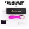 12 Speeds Waterproof Silicone Dildo Massage Vibrator Clitoris And G-Spot Rabbit sex toysFor Women