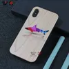 Custom LOGO Mobile Phone Cases For iPhone 6 7 8 Plus X XS Max Back Cover Printing Shark Bear Sea Horse Dragon Designs Maple Wooden TPU Wholesale