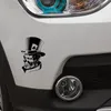 Araba Styling Sticker İskelet Kafatası Komik Serin Su Geçirmez Çıkartmalar Oto Otomobil Vinil Çıkartmaları Motosiklet Arabalar Kapakları Aksesuarları