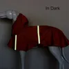 ペットドッグアパレル反射的な防水レインコートセーフウォーク犬レインコートアウトウェア服犬のアクセサリー