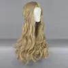 Movie Film Maleficent Princess Aurora 75cm Long Linen Cosplay Wig Cos Hair Wigs