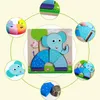 Dziecko 3d puzzle zwierząt stereoskopowe Grass Deska układanki Zarząd Gęsto Zagęszczone Dziecięce Drewniane Zabawki Edukacyjne Zabawki Treningowe