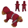 HURRISE Waterproof Dog Clothes Fashion Pet Raincoat Puppy Dog Cat Hoodie Rain Coat Small Dog Jacket Clothes Pet Supplies Hot