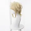 Toga Himiko Cosplay Wigsmy Hero Academia cos Wiganime Blonde Wig Short Wavy Haintetic Hair with Bangs Fringe Hairstyles for loli306395145