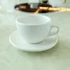 Melamin-Geschirr, 3,8-Zoll-Kaffeetasse, 6-Zoll-Untertasse für Kaffeetasse, Western-Restaurant, Privathaus, A5, Melamin-Geschirr