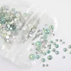 350 pièces taille mixte ss4ss20 bleu vert rose blanc opale 3D cristal ongles Art strass plat verre Nail art décoration 1180641