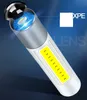 Ny zoom Justerbar COB-lampan USB Uppladdningsbar COB LED ficklampa Torch Camping Cykling 1x14500 Batteriladdare Q5 Lampfackor