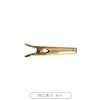 Nordic Brass Gold Long Tail Clip Snack Sealing Clip Folder Swallowtail Clip Kaffe Mätsked