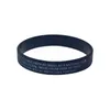 100PCS Jesus Silicone Rubber Bracelet Debossed Filled in Color Matthew 1720 Faith can move mountains234d