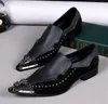 Scarpe formali da uomo in pelle Scarpe oxford in vera pelle nera Uomo, Scarpe da lavoro e da festa zapatos de hombre, Taglia grande EU38-46