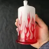 Nuovo narghilè di fuoco di colore spray, bong di vetro all'ingrosso Bruciatore a nafta Tubi di vetro Tubi di acqua Piattaforme petrolifere Fumatori Spedizione gratuita