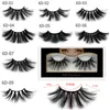 25mm 3D Mink Eyelashes Fake Lash Natural long Hair Eyelash Extensions Eyes Makeup 6D False Eye lashes