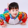 Dzieciowy PaJamas Cartoon Style Unicorn Bamboo Fibre Pikamas Suit na 310 Years Child Kids Sypial