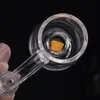 유리 물 파이프 (717)를 노란색 레드 Domeless 석영 루비 손톱 25mm CAD 루비 석영 폭행 열 변색 버킷 코어 에반 쇼어 네일