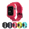 Sostituzione cinturini per orologi sportivi in silicone per cinturino da polso iWatch 4 3 2 1 con adattatori Accessori 42mm 38mm