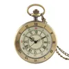 Antique Classique Sculpture Chiffre Romain Cas Quartz Analogique Montre De Poche Collier Chaîne pour Hommes Femmes reloj de bolsillo