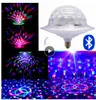 E27 UFO 6 Färger Bluetooth MP3 Crystal Magic Rotating Ball Disco Lights Ljudstyrd LED-projektor RGB Party DJ-scenbelysning AC110V-220V