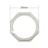 Multifunzione Titanium Ti clip multiuso fibbia portachiavi escursione cintura apribottiglie chiave portachiavi strumento da campo