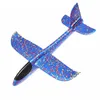 Foam Throwing Glider Model Air Plane Inertia Aircraft Toy 48cm Hand Launch Airplane Model To Glide the plane Flying Toy for Kids Gift