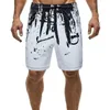 Shorts d'impression de mode pour hommes New Summer Casual Slim Fit Shorts de jogging élastiques Fitness Trainings Runing Gyms Shorts M-3XL