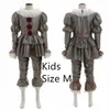 Máscara de halloween pano cosplay filme it pennywise máscara de látex de steven king capítulo dois trajes de palhaço adulto kids12273