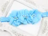 Baby Headbands Dzieci Rose Flowers Pearl Włosów Akcesoria Cute Korea Zespół Włosów Fotografii Headdress Włosy Sticks Hairbands