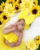 Kids Clothing Newborn Baby Girls Clothes Sets Fashion Infant Summer Outfits Bowknot Hairbands+Tops+Skirts 3pcs Sets Toddler Cotton Clothes