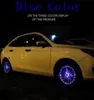 4 pçs carro rgb luz da roda 4 modos 12 led rgb carro auto energia solar flash roda pneu luz lâmpada decoração capa do carro styling4203585