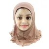 Estate ragazze garza musulmano foulard bambini traspirante collo elastico copertura completa sciarpa morbida headwrap tappi per le neonate regali 10 colori