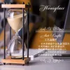 Hourglasses Transparent Glass Sandglass Creative Sandglass Timer Relógio Countdown Timing Valentina039S Presentes do dia Home decor7803649