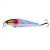 Nouveau leurre de pêche au Laser Flash Fish Minnow réaliste 8.5cm 9.2g action de fléchette corporelle simplifiée suspendant l'appât