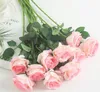 결혼식 중앙 장식품 홈 파티 장식 꽃 GB1250에 대한 인공 장미 꽃 가짜 실크 단일 장미 멀티 색상