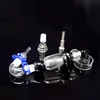 3 Farbnektar -Sammler -Kits Shisha mit Titan Nagel DAB Stroh Mini -Nektor Sammlern Wachs DAB Rigs Einzelhandel für Bong Rauchen