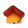 Fashion Women Wallet Classic Woman Short Wallets Coated Canvas With Real Leather Small Bifold Wallets With Coin Pocket