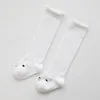 Genou haute bébé chaussettes nouveau-né chaussettes pour filles coton dessin animé infantile bébé garçons chaussettes anti-dérapant décontracté hiver bébé jambières